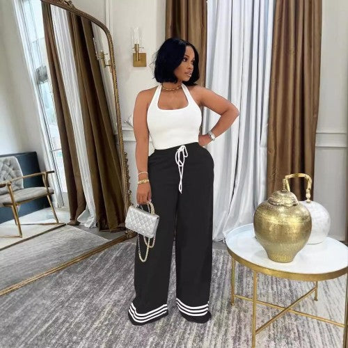 Solid Women's Casual Drawstring Sweatpants