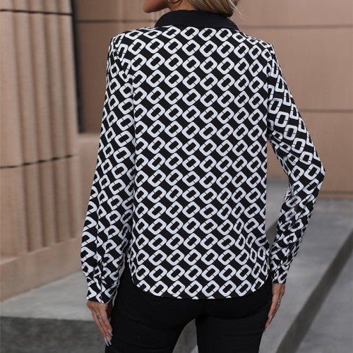 Allover Print Blouse