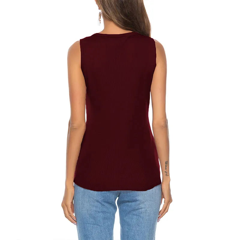 Casual Printed Top with Button