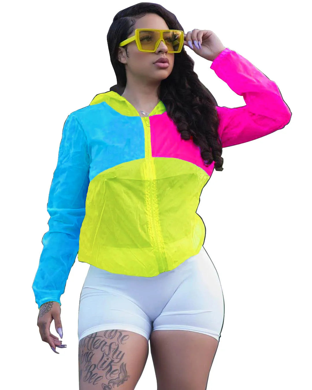Multi-colored Sun Protection Blouse