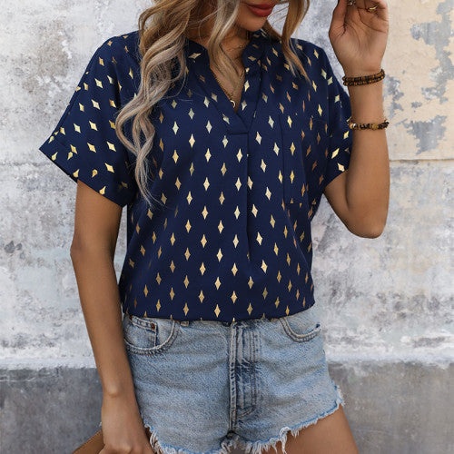 Diamond Foil Shirt for Woman