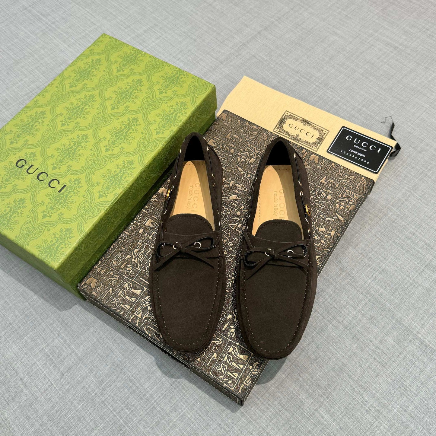 Gucci shoes Driver With interlocking G
