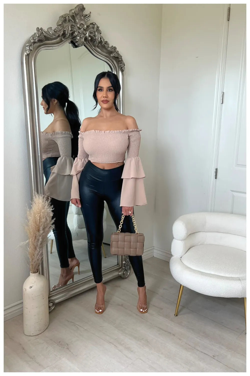 Sexy Fashion Off Shoulder Crop Top