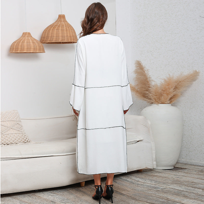 Women Long Sleeve Dress Three-Piece