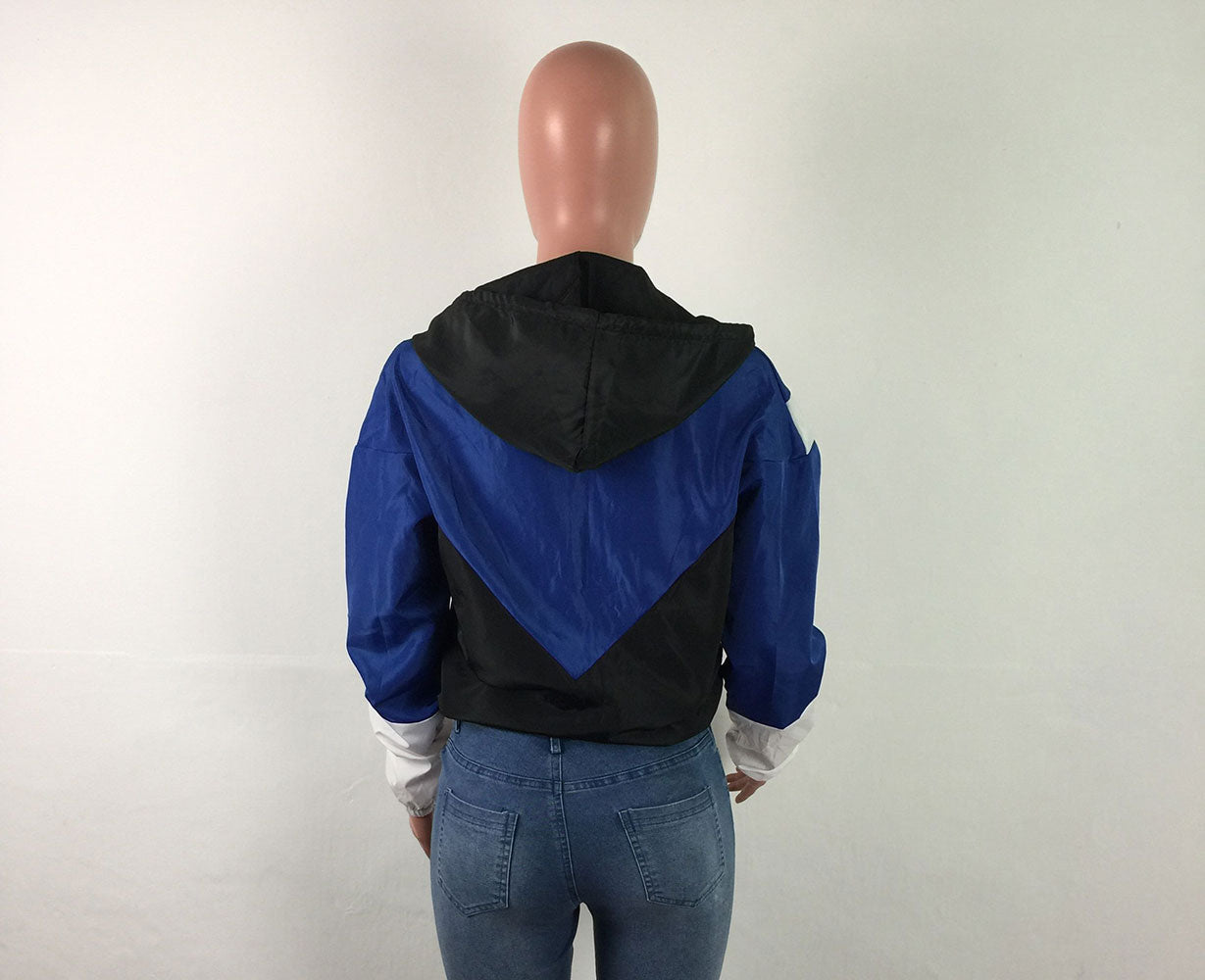 Casual Stitching Sports Windbreaker