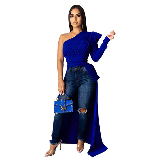Lets Go Out Irregular Top