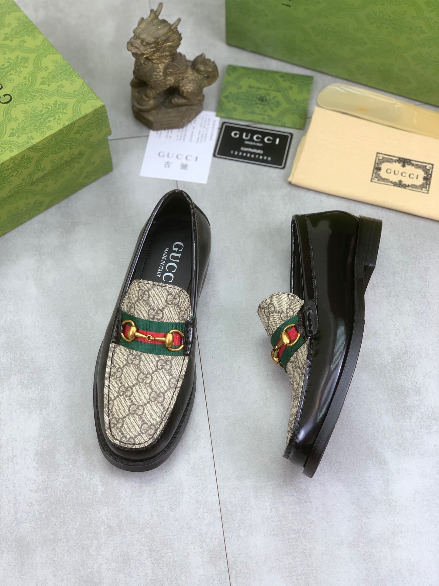 Gucci shoes GG loafer with Horsebit