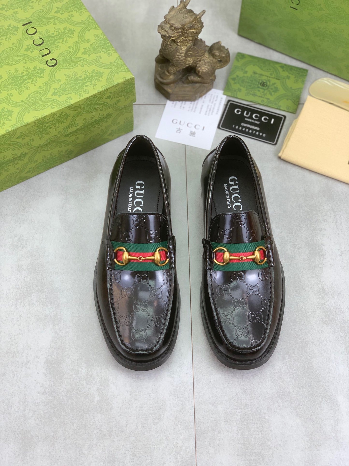 Gucci shoes GG loafer with Horsebit