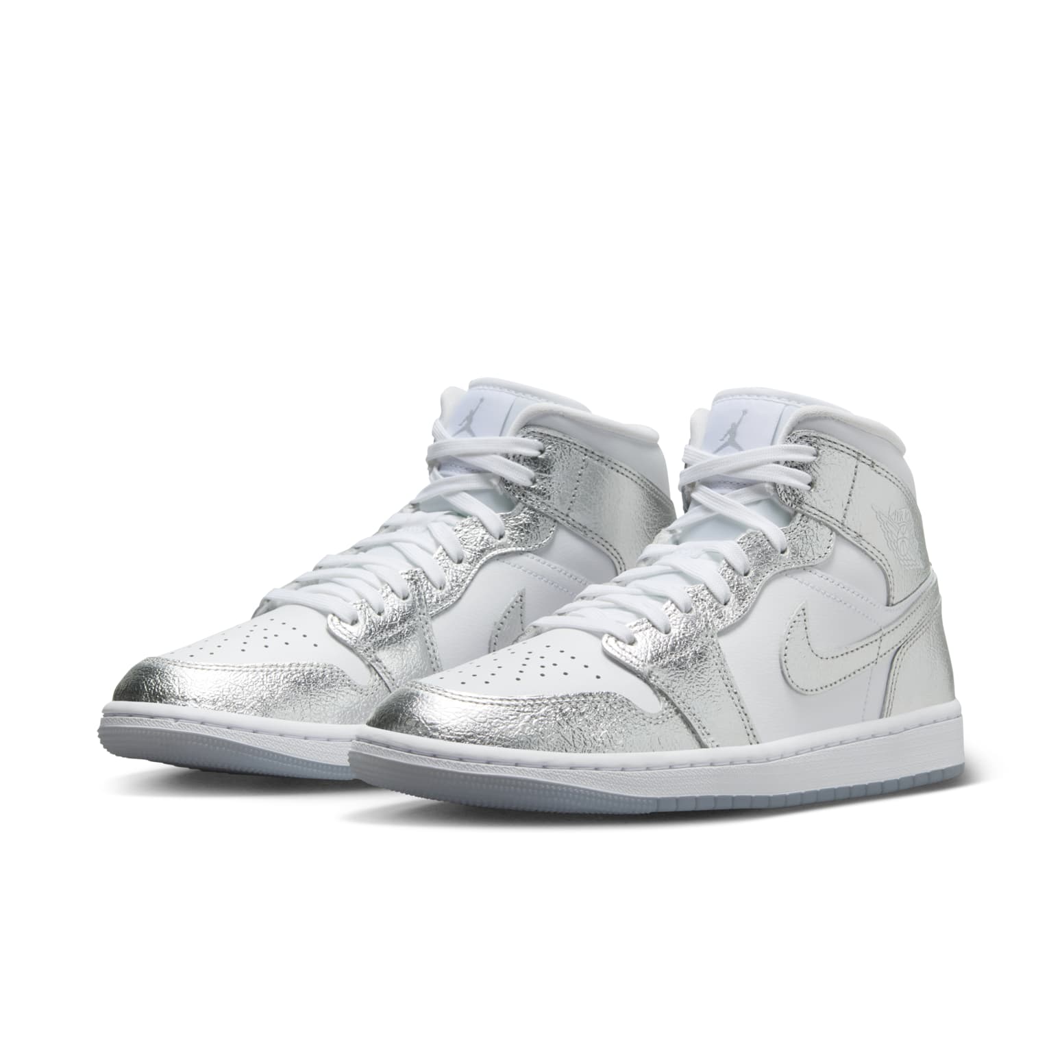(WMNS) Air Jordan 1 Mid SE 'Metallic Silver' FN5031-100