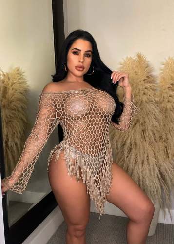 SEXY HAND HOOK TASSEL SEE-THROUGH BEACH DRESS