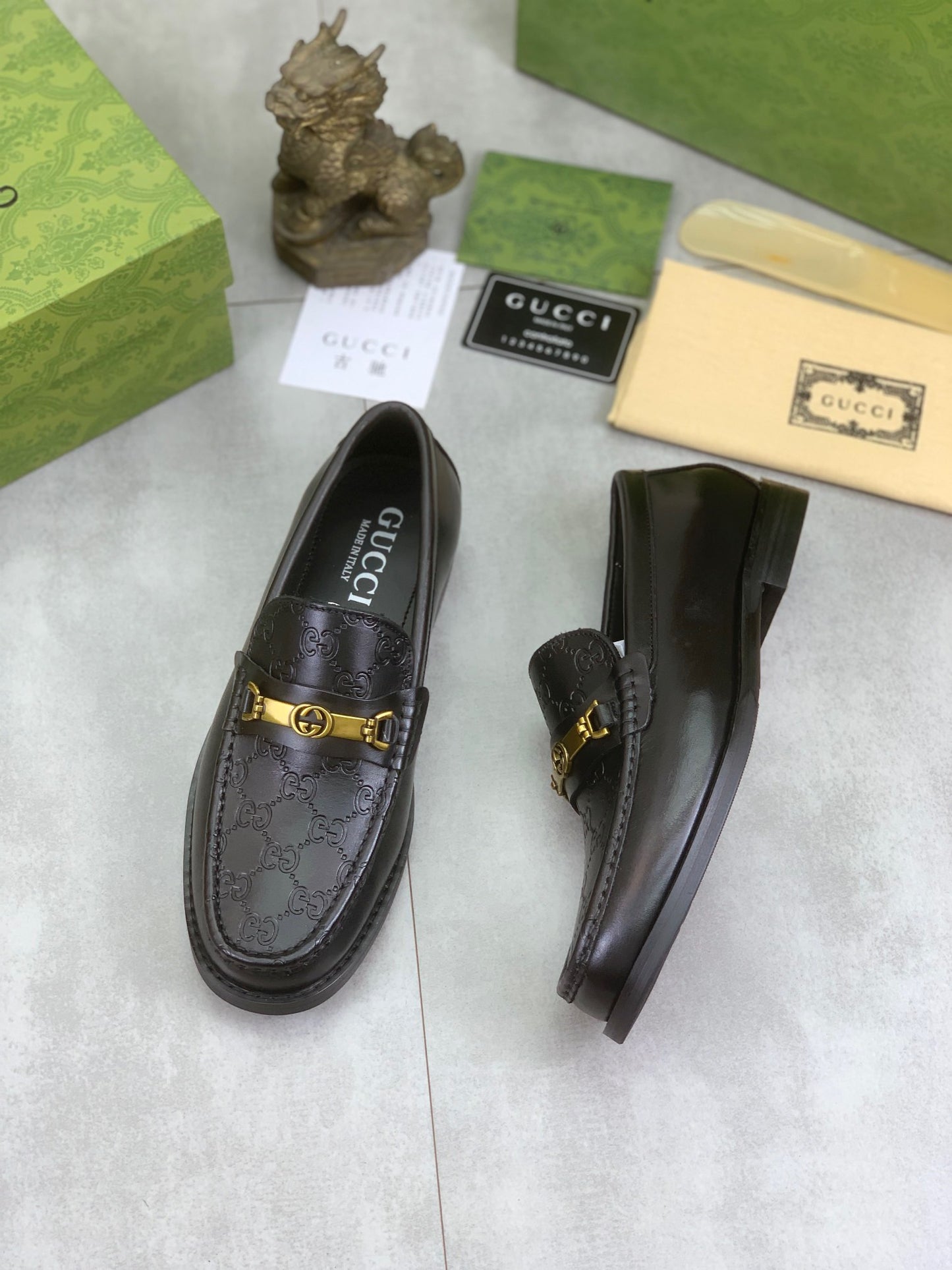 Gucci shoes GG loafer with Horsebit