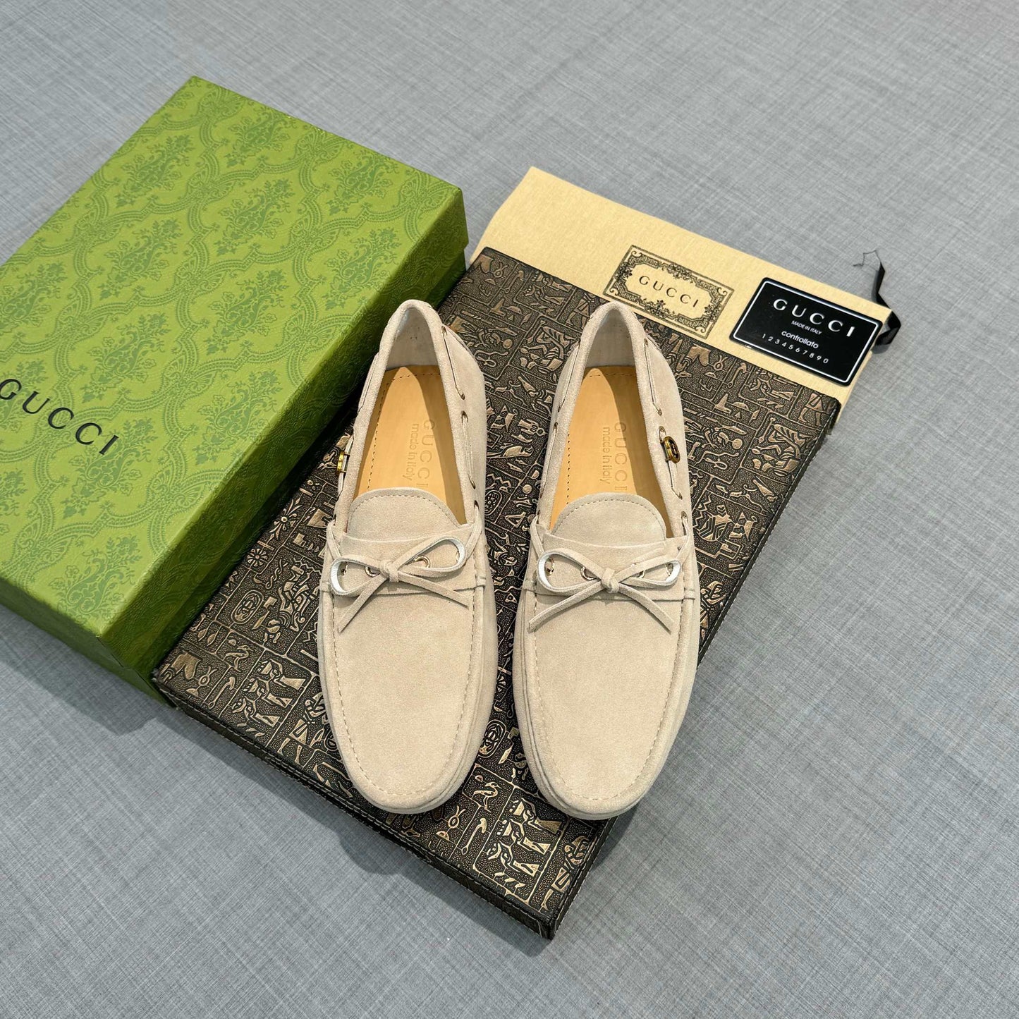 Gucci shoes Driver With interlocking G