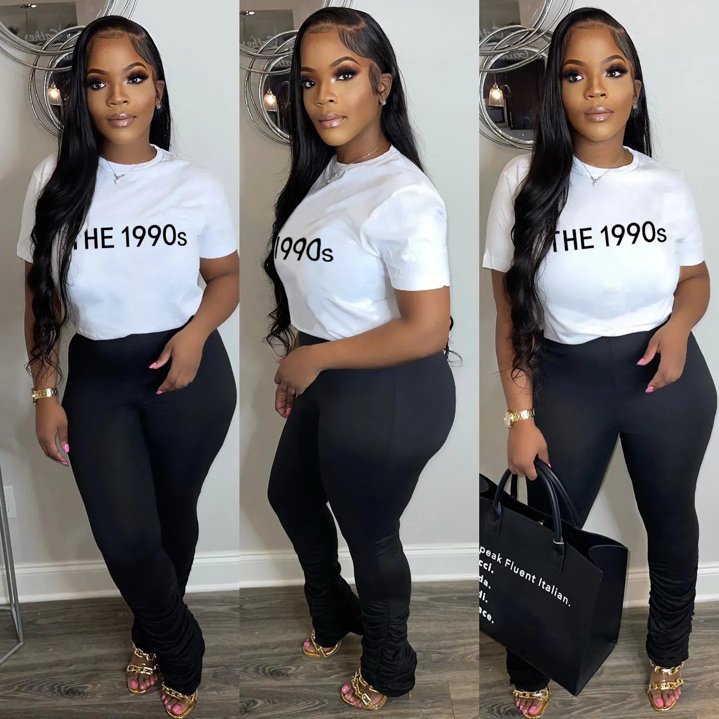 Summer Cotton Letter Print O Neck Short Sleeve Tops