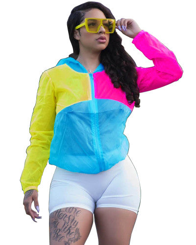 Multi-colored Sun Protection Blouse