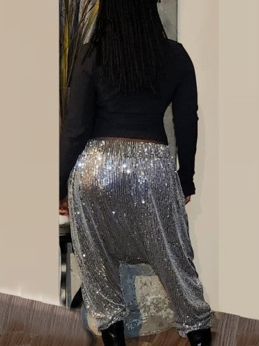 Solid Color Harem Pant
