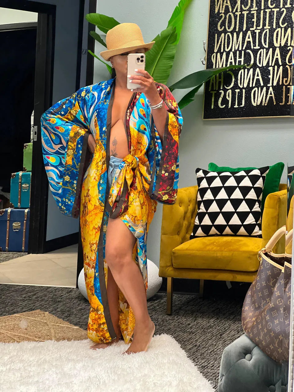 Plus Size Shawl Women Wide Multi Color Floral Elegant Fashion Capes All Season Outfits Beach