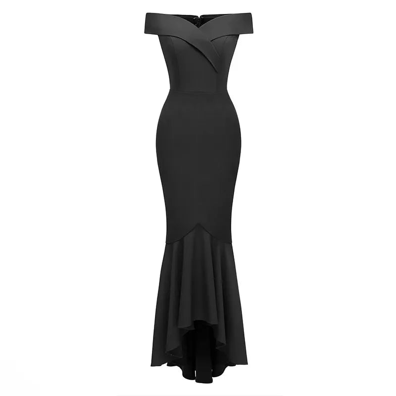 Sweetheart Sexy Off Shoulder Mermaid Evening Dress