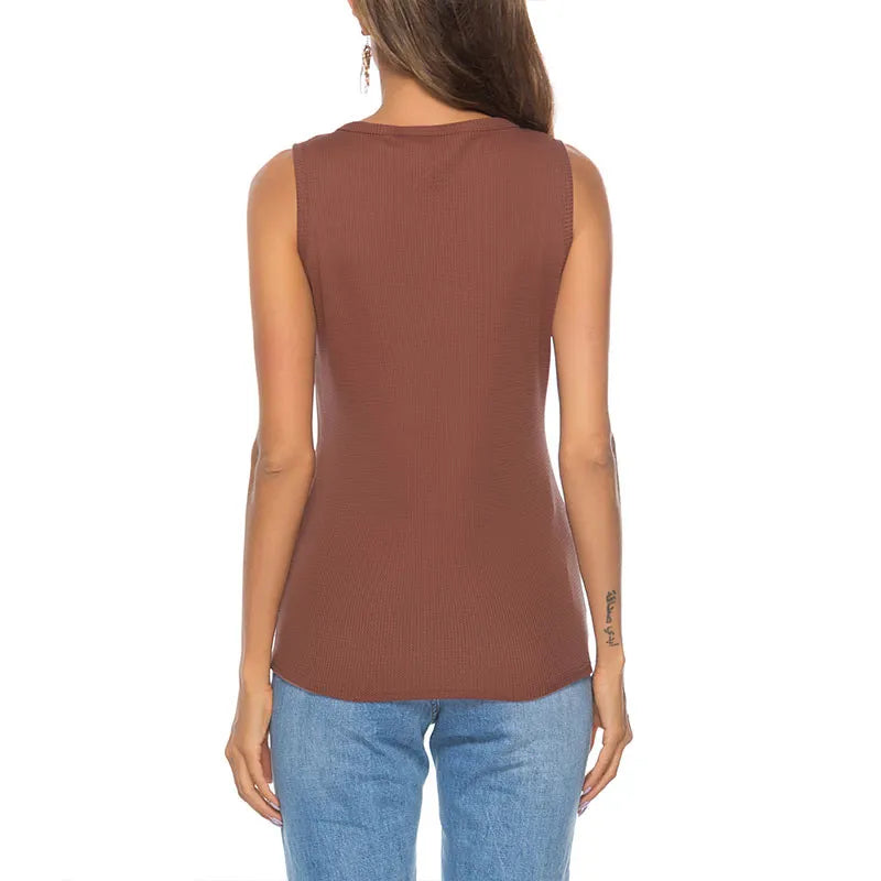 Casual Printed Top with Button