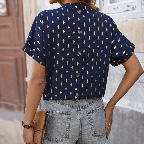 Diamond Foil Shirt for Woman