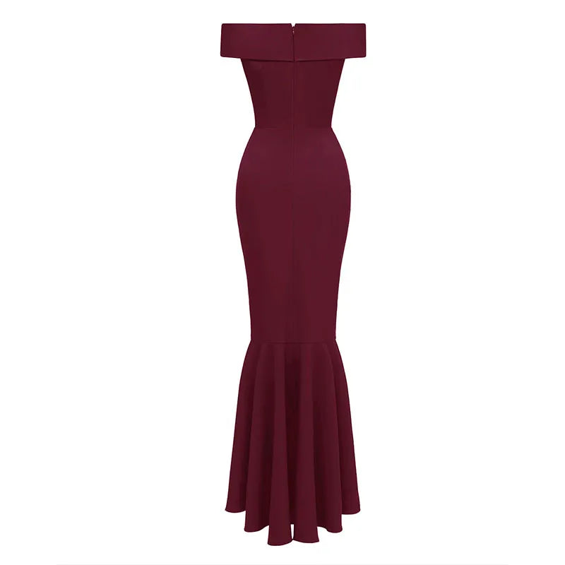Sweetheart Sexy Off Shoulder Mermaid Evening Dress