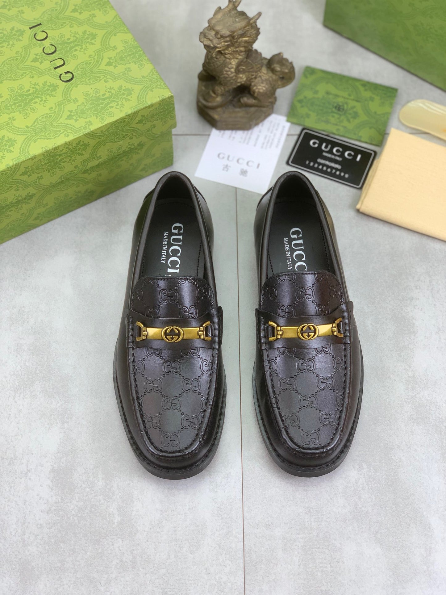 Gucci shoes GG loafer with Horsebit