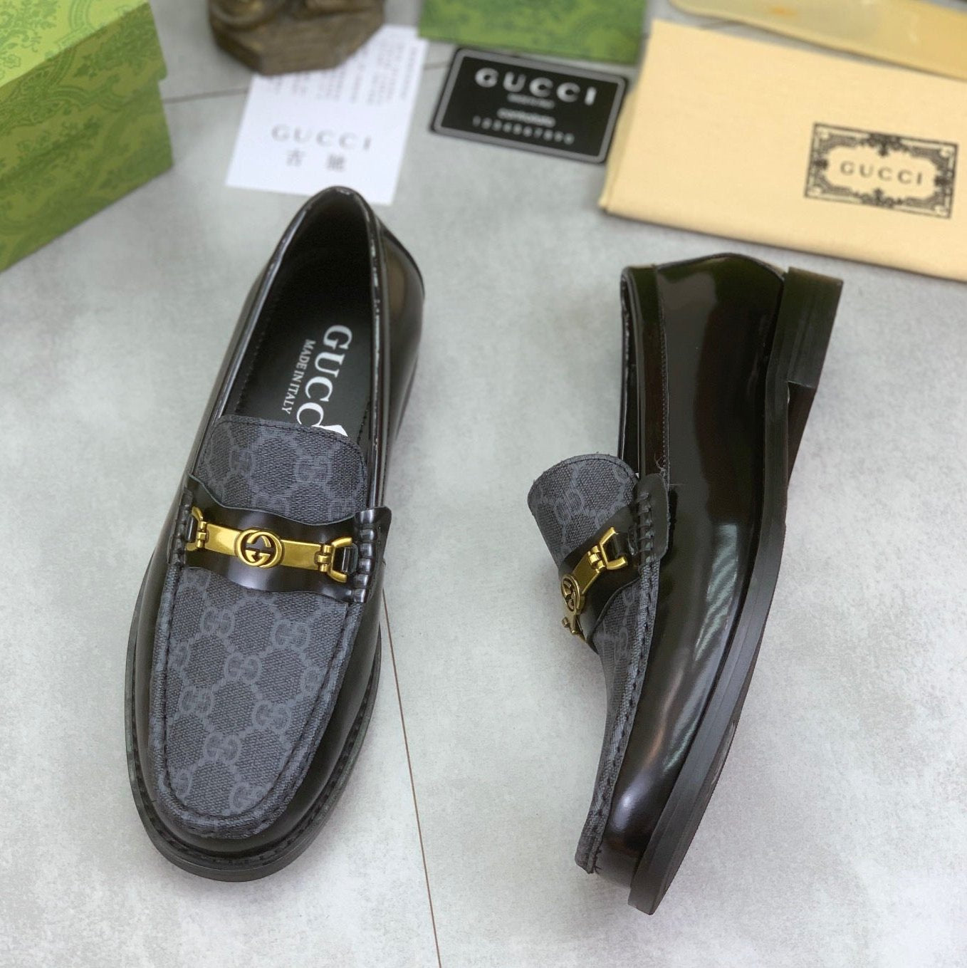 Gucci shoes GG loafer with Horsebit