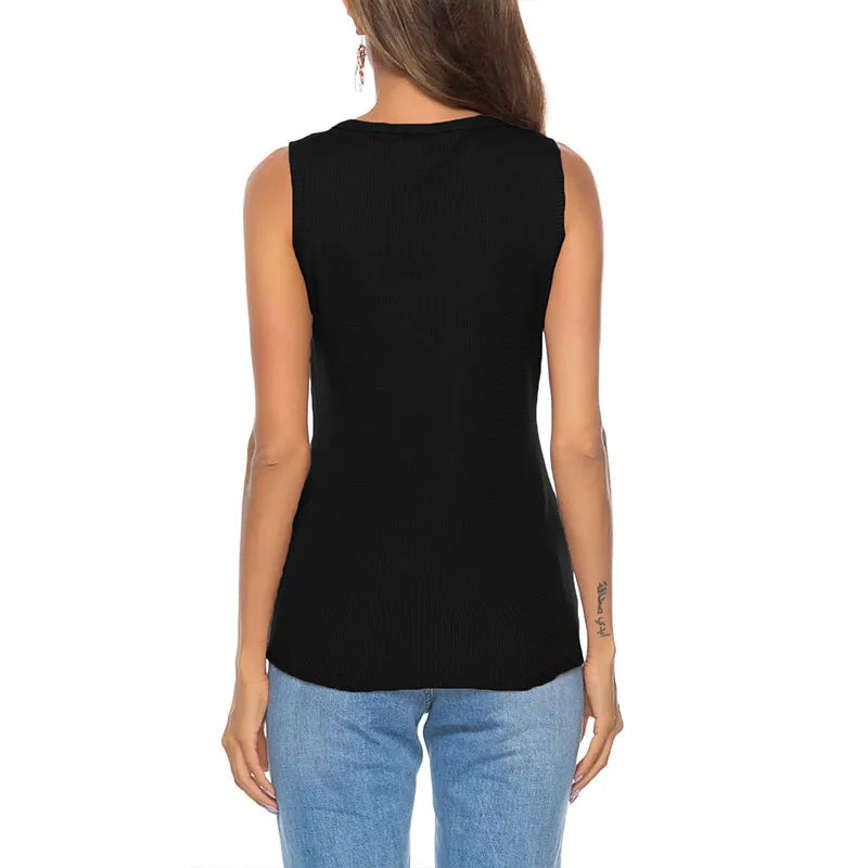 Casual Printed Top with Button