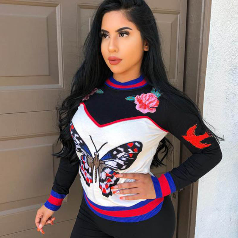 Printed Long Sleeves Top