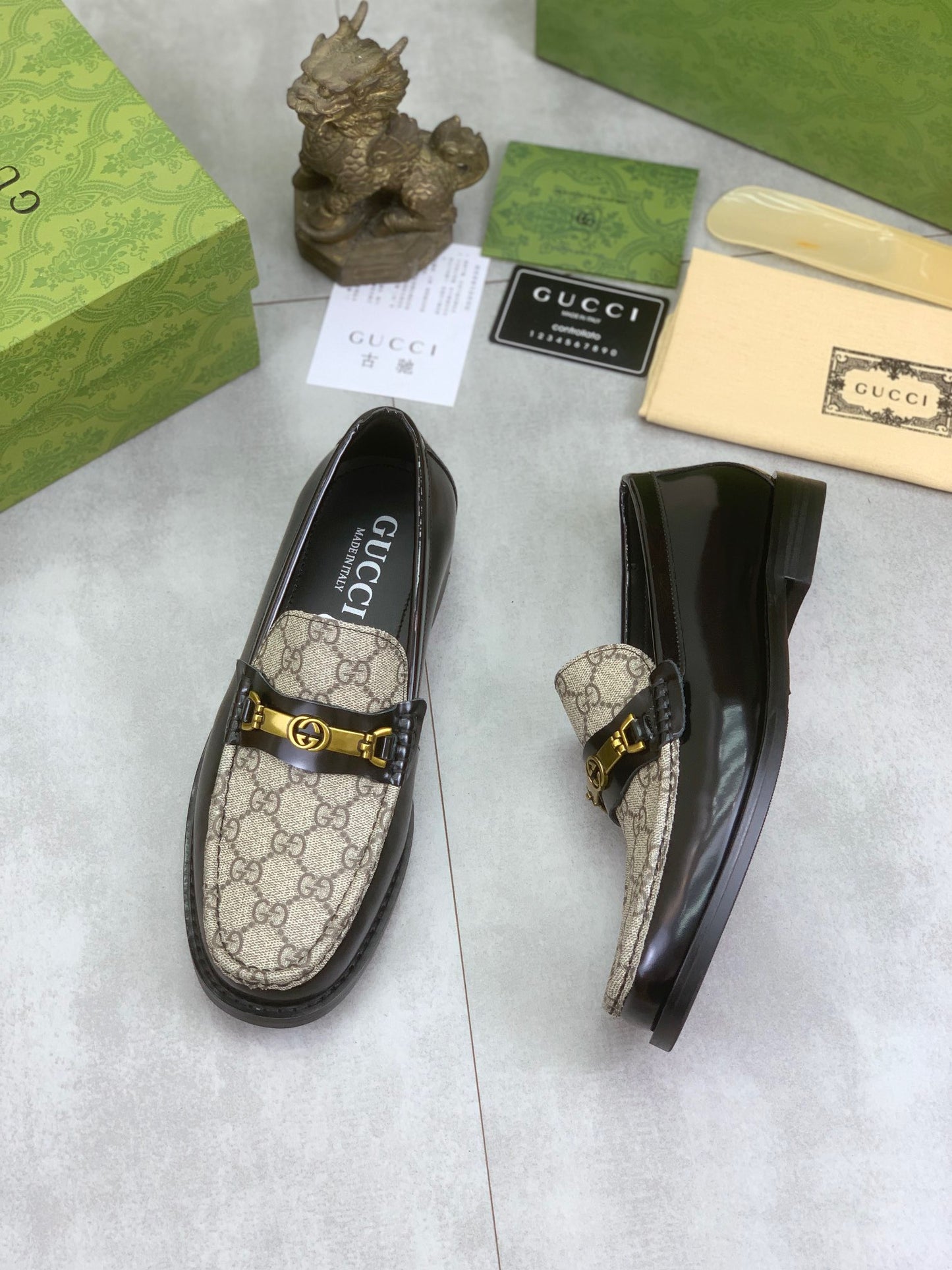 Gucci shoes GG loafer with Horsebit
