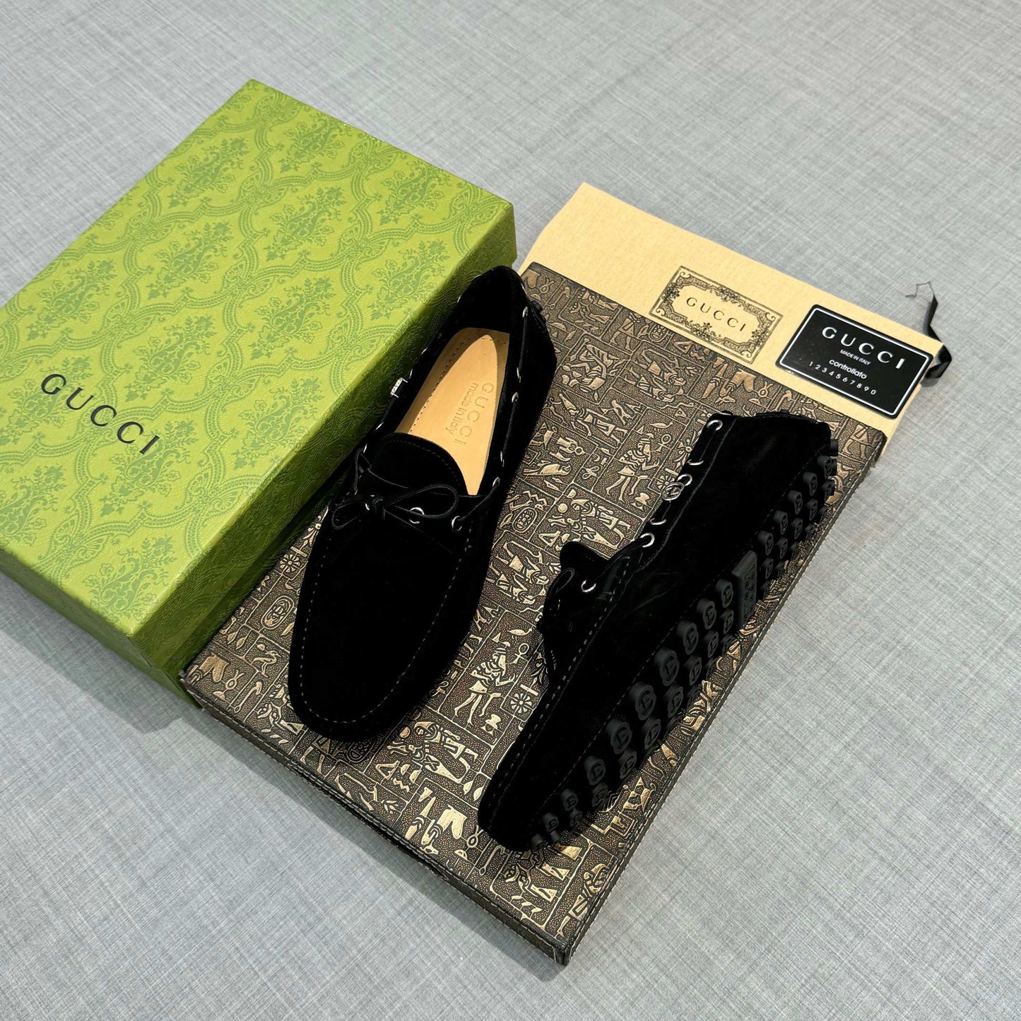 Gucci shoes Driver With interlocking G