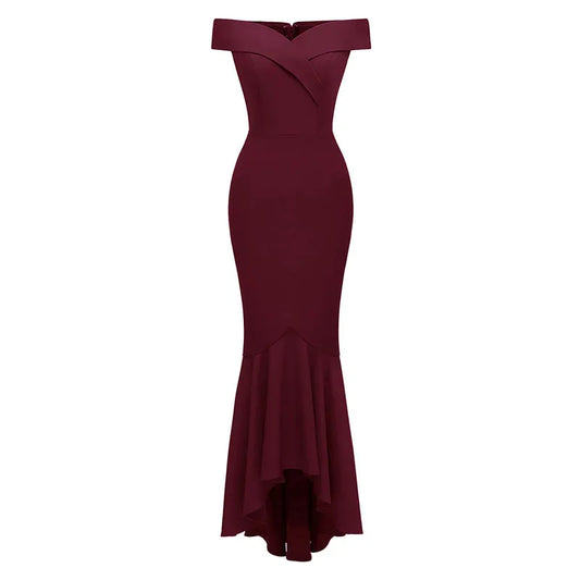 Sweetheart Sexy Off Shoulder Mermaid Evening Dress