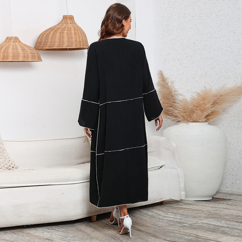 Women Long Sleeve Dress Three-Piece